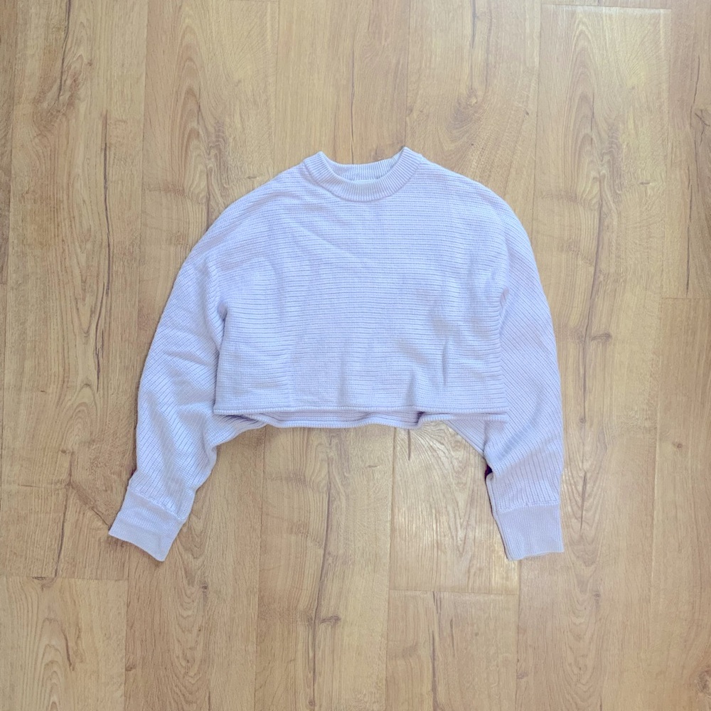 Aritzia Lolan Sweater Icy Mauve XXS